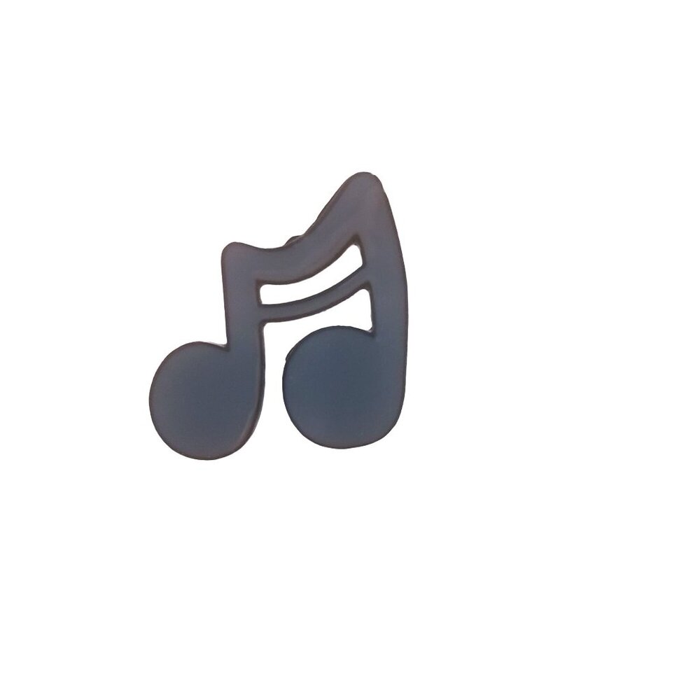 Blue Musical Note‎ Shaped Pin Brooch